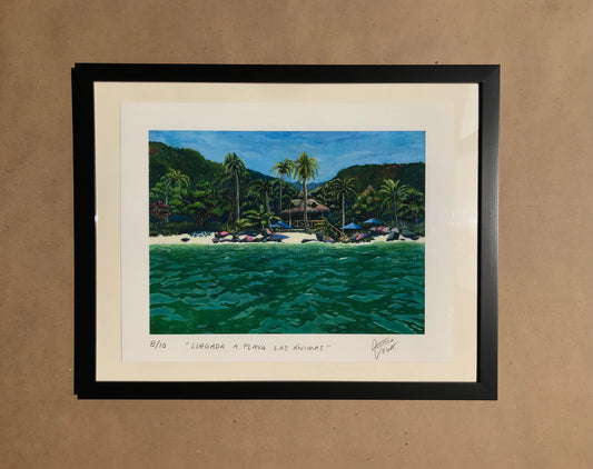 "Arrival at Las Ánimas beach" Gicleé print